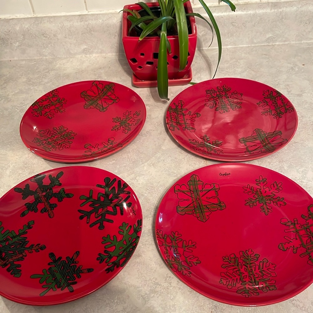 Casafina snowflake ❄️ plates